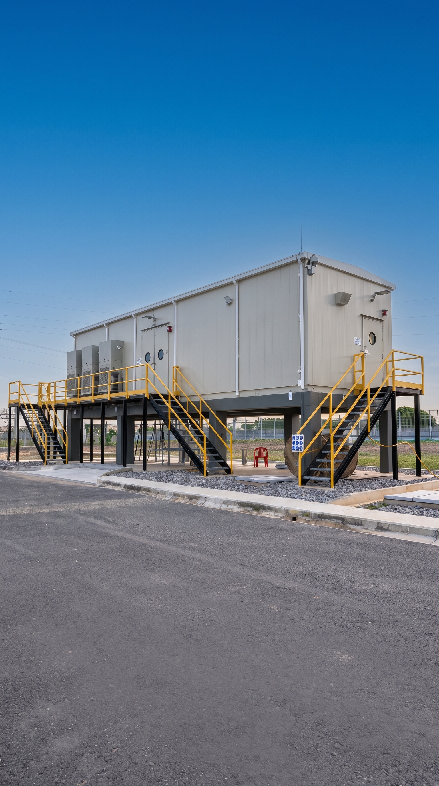 E-House modular instalado para las salas eléctricas de Mina Marmato