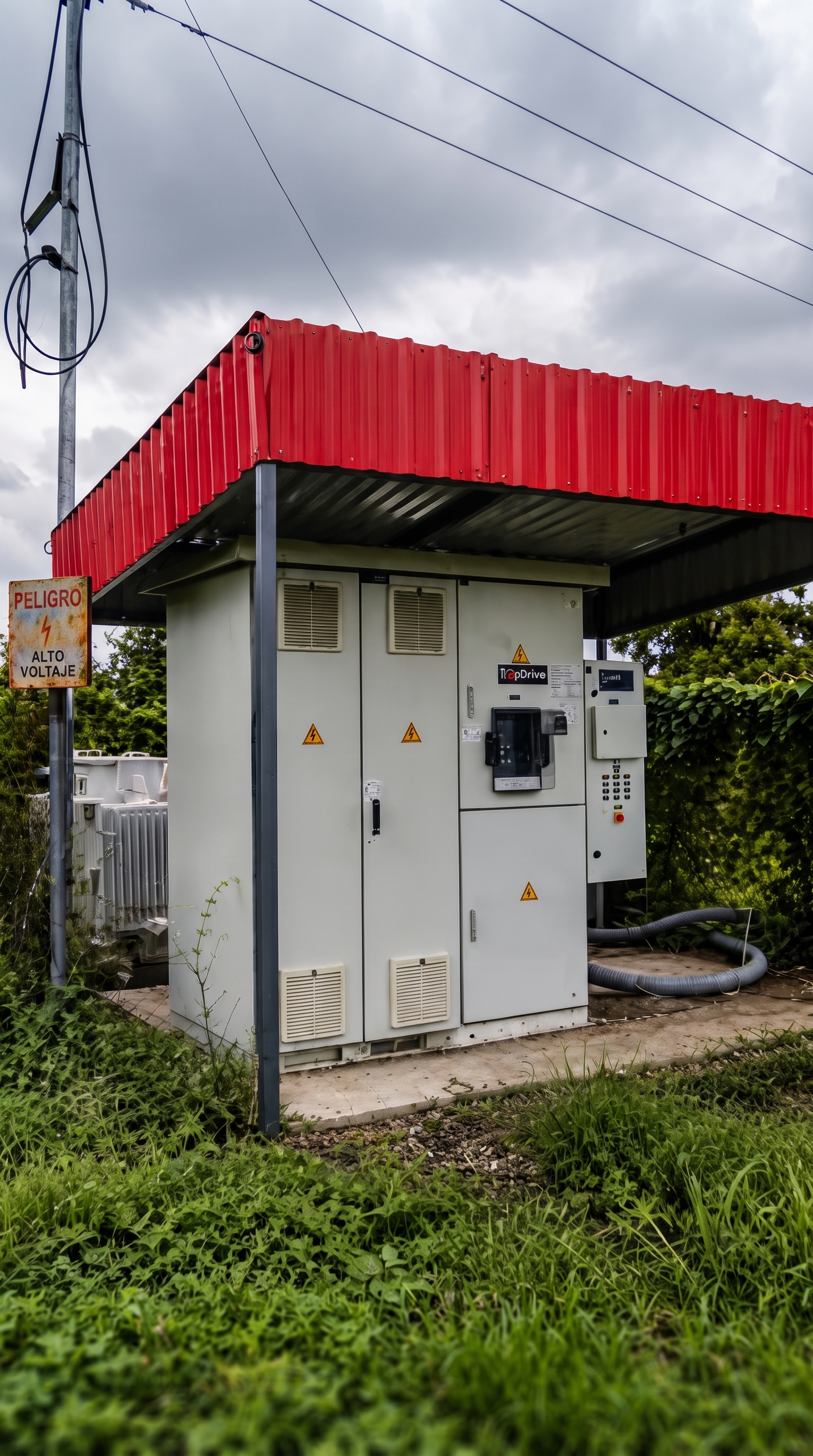 Variadores de frecuencia instalados en una operación de extracción de petróleo