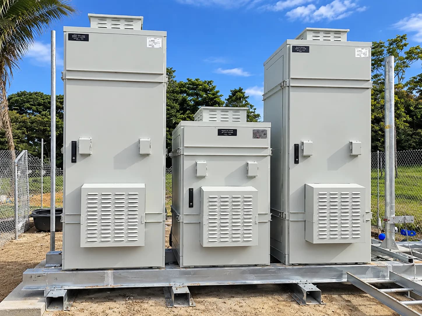Tablero fotovoltaico con baterías — foto 1